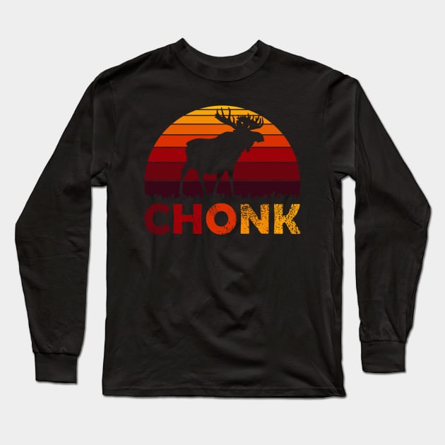 Chonky Moose Long Sleeve T-Shirt by Fusti